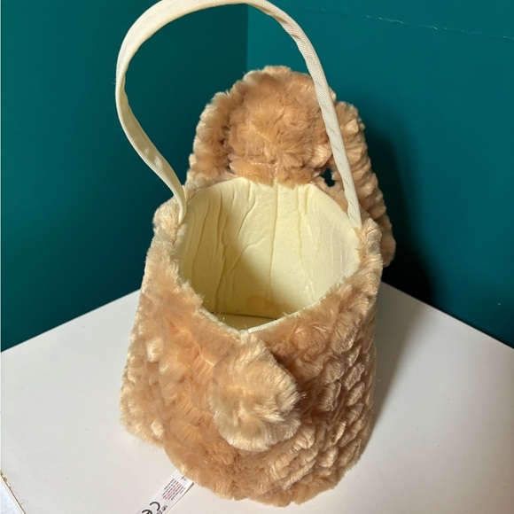 The Petting Zoo Plush Tan Bunny Basket - Picture 4 of 7
